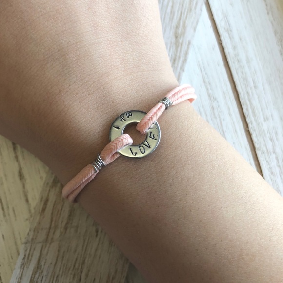 I Am Loved Affirmation Bracelet - Picture 2 of 4